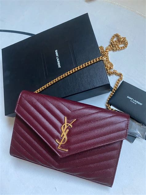 pinterest ysl wallet on chain|ysl cassandra wallet on chain.